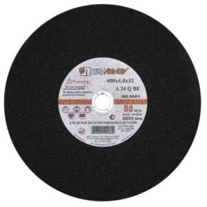 Круг отрезной для резки рельсов 400х4х32 80 м/с